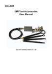 EMI Test Accessories User Manual