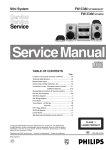 Service Manual FW-C38, FW-C39