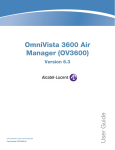 OmniVista 3600 Air Manager (OV3600) User Guide