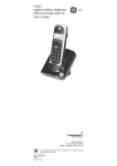 21825 Digital Cordless Telephone With Dual Mode Caller ID User's