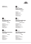 Gebrauchsanleitungen Operating Instructions Mode d