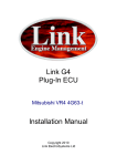 PlugIn Installation Manual - Link Engine Management