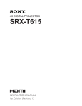SRX-T615 Installation Manual