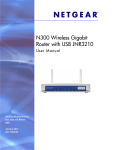 N300 Wireless Gigabit Router with USB JNR3210 User Manual