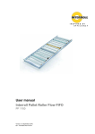 User manual Interroll Pallet Roller Flow FIFO