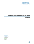 Stratix IV GX FPGA Development Kit, 530 Edition User Guide