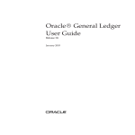 Oracle General Ledger User Guide
