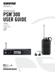 USER GUIDE PSM 300