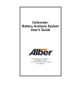 Cellcorder   Battery Analysis System User's Guide