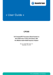 CP308 User Guide, Rev. 4.0