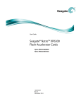 Seagate® Nytro™ XP3000 Flash Accelerator Cards User Guide