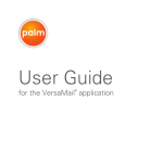 User Guide for the VersaMail application
