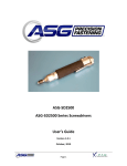 ASG-SD2500 ASG-SD2500 Series Screwdrivers User's Guide