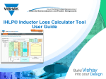 IHLP® Inductor Loss Calculator Tool User Guide