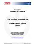 User Guide for FEBFLS0116_L32U003A