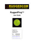 RuggedPing(TM) User Guide