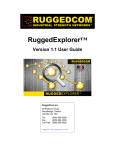 RuggedExplorer™ - Version 1.1 User Guide