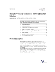 RNAlater® Tissue Collection: RNA Stabilization Solution User Guide