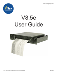 V8.5e User Guide - The Imaging Systems Group Inc.