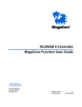 RLDRAM II Controller MegaCore Function v9.1 User Guide