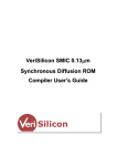 VeriSilicon SMIC 0.13um Syn. DROM Compiler User's Guide