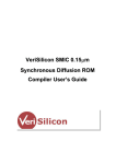 VeriSilicon SMIC 0.15um Syn. DROM Compiler User's Guide