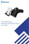 NLS-HR100 Series Hand-held 1D Barcode Scanner User Guide