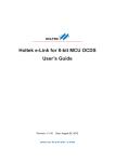 Holtek e-Link for 8-bit MCU OCDS User's Guide