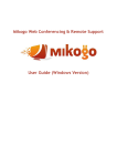Mikogo Web Conferencing & Remote Support: User Guide