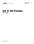 SAS 9.1 SQL Procedure: User's Guide