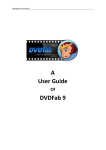 A User Guide DVDFab 9