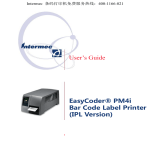 User's Guide EasyCoder® PM4i Bar Code Label