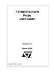 ST7MDT10-DVP3 Probe User Guide