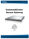 CommandCenter Secure Gateway User Guide