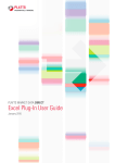 excel Plug-In User Guide