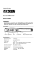 User's Guide Gas Leak Detector Model CO52