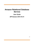 Amazon Relational Database Service User Guide