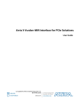 Arria V Avalon-MM Interface for PCIe Solutions User Guide