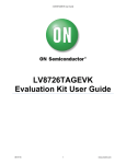 LV8726TAGEVK Evaluation Kit User Guide