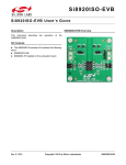 Si8920ISO-EVB User's Guide