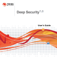 Trend Micro Deep Security 7.5 SP2 User's Guide