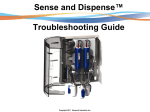 Sense and Dispense Troubleshooting Guide