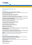 TROUBLESHOOTING TIPS - IHC