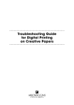 Troubleshooting Guide for Digital Printing on Creative Papers