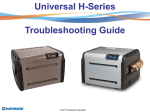Universal H-Series Troubleshooting Guide