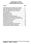 beverage system troubleshooting guide