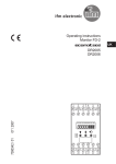 Operating instructions Monitor FD-2 DR2005