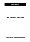 18K/30K Online UPS System User Manual