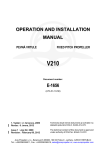 OPERATION AND INSTALLATION MANUAL E-1656