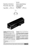 334 201 Operating instructions Pneumatic rotary drive Type